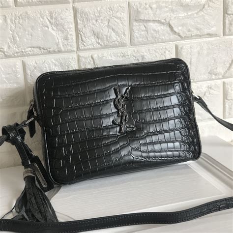 ysl croc skin bag|ysl crossbody bag.